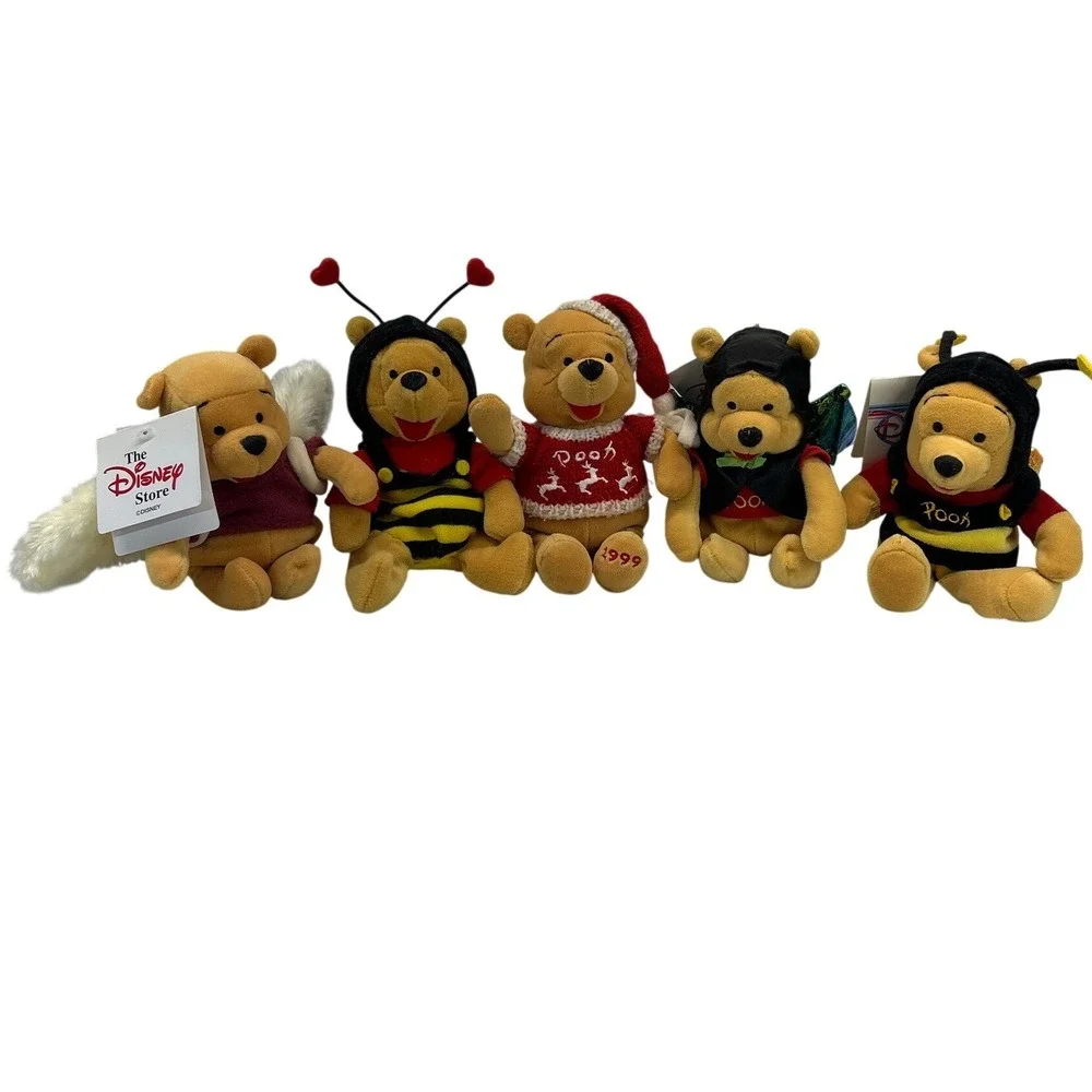 Disney‎ Winnie the Pooh Plush Bumble Bee Bat Winter Sweater Dreams w/Wings Tags